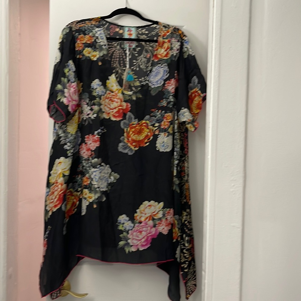 -Johnny Was. Short sleeve top